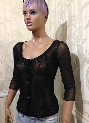 Блуза-мереживо, mango, розмір м