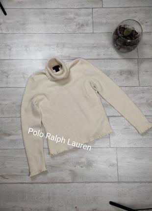 Вовняний светр під горло водолазка polo ralph lauren