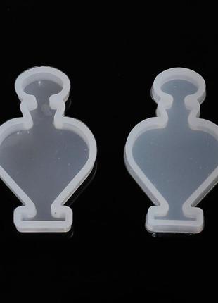 Форма для эпоксидной смолы finding молд ваза белый силиконовый 44 мм x 28 мм