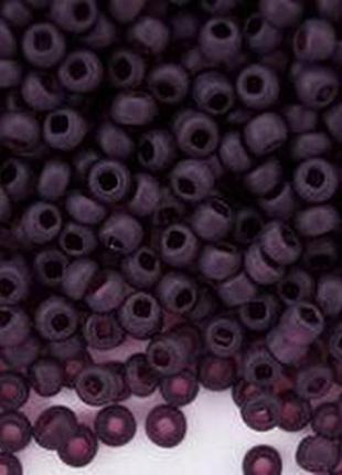Бисер чешский preciosa прозрачный матовый 150 / 20080 калибр 10/0 темно-аметистовый упаковка 5 грамм