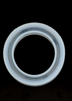 Форма для епоксидної смоли finding молд браслет нерозривне кільце білий 7.4 см1 фото