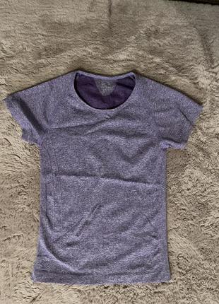 Фиолетовая футболка2 фото
