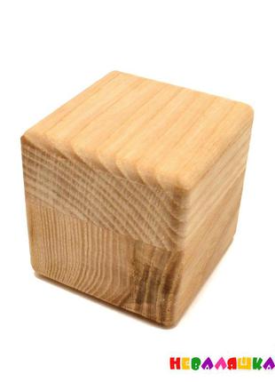 Дерев'яна заготівля основа для бизикубика 5 см бизикубик з ясена 50 мм дерев'яна яний бізікубик ясен кубик