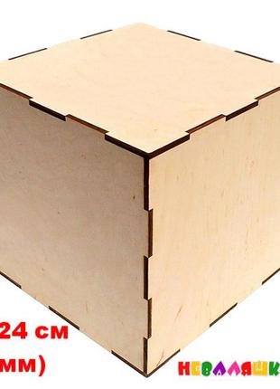 Заготовка основа для бизикуба бизикуб 24 х 24 см (8 мм) бізікуб куб бизи из фанеры1 фото