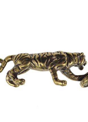 Статуэтка кулон тигр 5,2х1,7х1 см бронзовый (c3645)4 фото