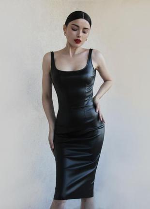 Кожаное платье от украинского дизайнера