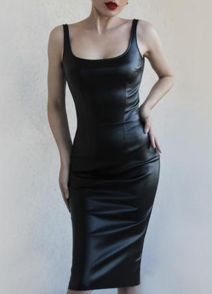 Кожаное платье от украинского дизайнера