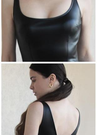 Кожаное платье от украинского дизайнера