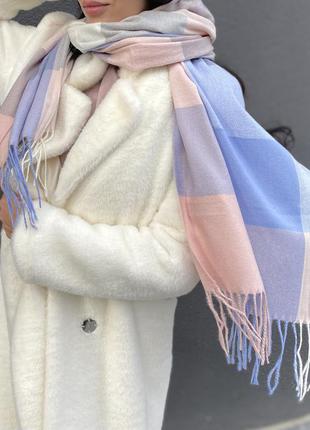 Ніжний ,теплий кашеміровий шарф/палантин 🎄🤍🎄4 фото
