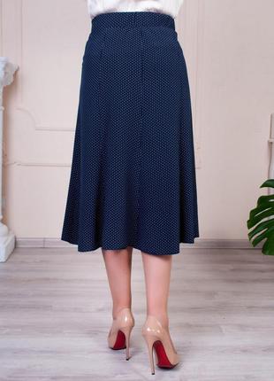 Женская легкая юбка с карманами размер 52-624 фото