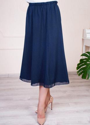 Женская легкая юбка с карманами размер 52-621 фото