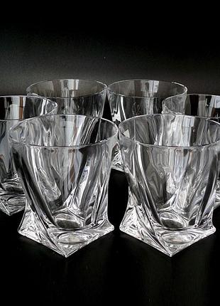 Набір склянок для віскі crystalite bohemia 6 шт., 340 мл, h-10 см (199-1015)