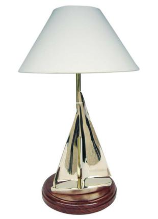 Морской сувенир настольная лампа «яхта», h-60 см., sea club(9160.v)