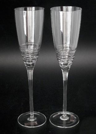 Свадебные бокалы «чуства», h-28 см., (124-0051)