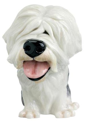 Фигурка-статуэтка коллекционная с керамики собачка «бастер» англия, h-13 см