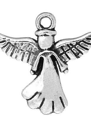 Подвески finding кулон ангел античное серебро 20 мм x 20 мм