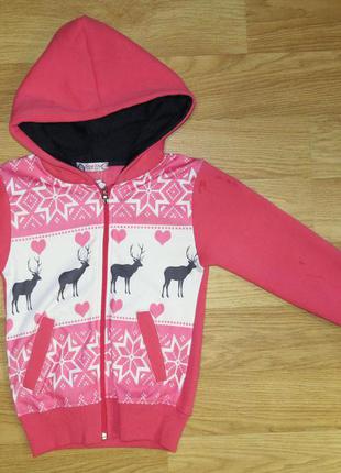 Штани для дівчинки на флісі (на ріст 116, 122, 128, 134 см) туреччина