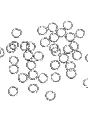 Колечки finding разрезные круглые нержавеющая сталь сталистый 3 мм