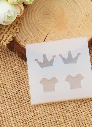 Форма для эпоксидной смолы finding молд короны футболки силиконовый 4.8 см x 4.8 см3 фото