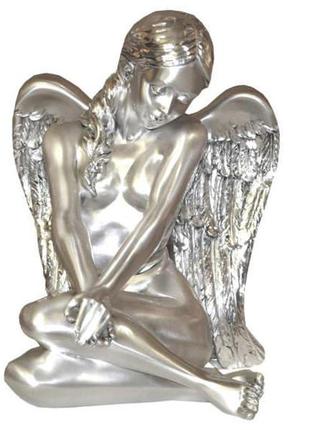 Статуэтка женщина ангел linea argenti, h-24 см (st413)