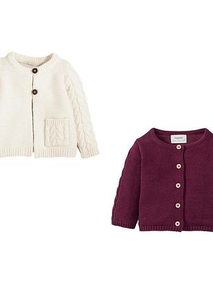 Вязаная кофта кардиган lupilu