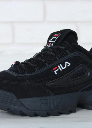 Кроссовки  зимние женские fila disruptor ii fur5 фото