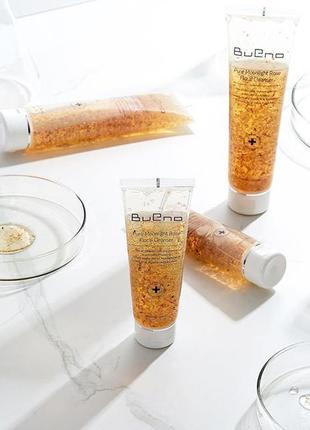 Bueno pure moonlight rose floral cleanser гель для умывания с лепестками роз1 фото