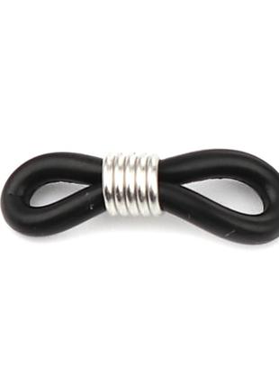 Фурнитура для очков finding коннектор резиновый чёрный 20 mm x 6 mm