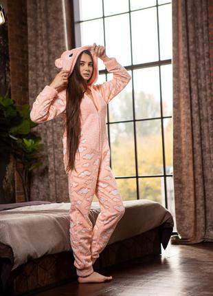 Попожама пижама комбинезон с кармашком на попе (кигуруми)6 фото