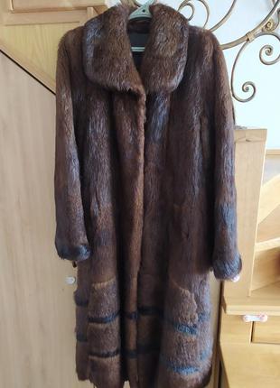 Шуба нутрия 52-54 размер