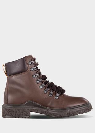 Зимові черевики ecco crepetray hybrid w brown3 фото