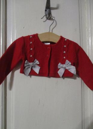 Кофта -болеро 3 мес.рост 62см