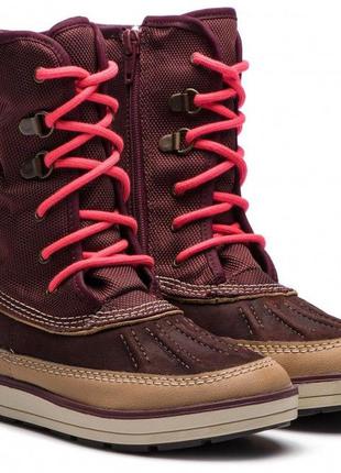 Зимові черевики clarks arrow moon gtx burgundy