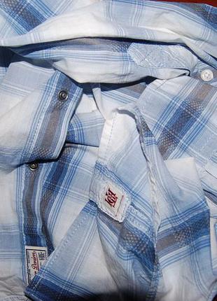 Коллекционная стильная рубашка tommy hilfiger denim оригинал  50- 52-р8 фото