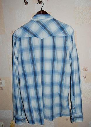 Коллекционная стильная рубашка tommy hilfiger denim оригинал  50- 52-р2 фото