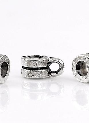 Намистина / бейл, тримач для кулона, античне срібло, 9 мм * 6 мм