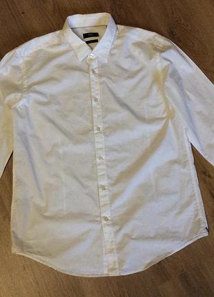 Чоловіча сорочка hugo boss slim fit р xl(l) cotton