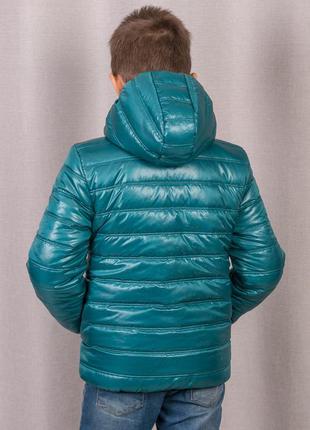 Демисезонная куртка двусторонняя для мальчиков и подростков «арсен - 3», размеры на рост 98 - 1645 фото