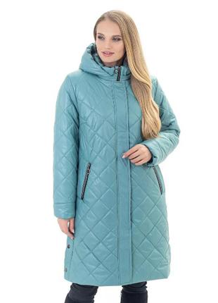 Стильная женская демисезонная куртка батал, размеры 52- 70