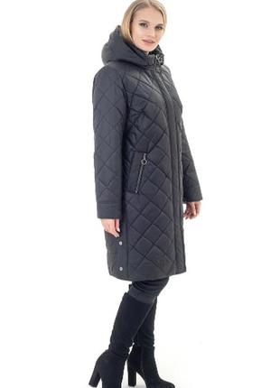 Стильна жіноча демісезонна куртка батал, розміри 52 - 703 фото