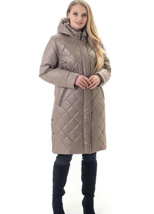 Стильная женская демисезонная куртка батал, размеры 56 - 705 фото