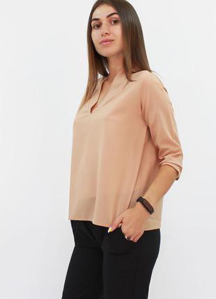 Классическая женская блузка "lorein", размеры 42 - 504 фото