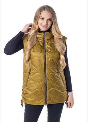 Демисезонная женская жилетка , размеры 48 - 62