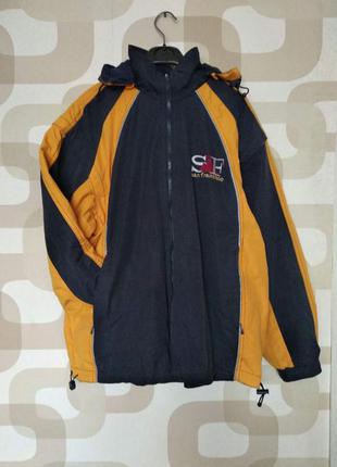 Крута двухстороння куртка - безрукавка. розмір 44 /46 розмір