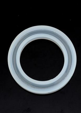 Форма для епоксидної смоли finding молд браслет нерозривне кільце білий 7.6 см