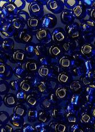 Бісер чеський preciosa блискучий з квадратної серединкою 474 / 37100 калібр 10/0 фіолетовий упаковка 5 грам