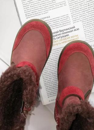 Стильні черевички, чобітки з натуральної шкіри на водонепроникній мембрані tex9 фото