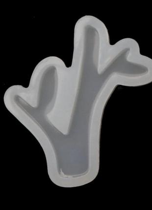 Форма для епоксидної смоли finding молд гілочка силікон 41 mm x 45 mm