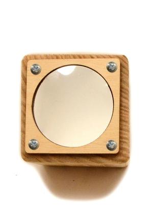 Заготівля для бизикубика рамка + дзеркало 4,5 см (полістирол) дзекало для бізікубика2 фото