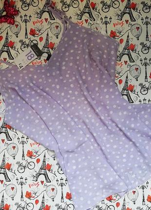 Нежная блуза в горошек от primark, размер 2xl (18)